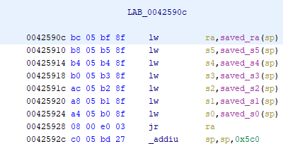 Function epilogue of eap_request